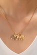 Galloping Horse and Horseshoe Charm Necklace | 80N93131