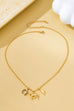 Galloping Horse and Horseshoe Charm Necklace | 80N93131