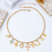 Western Multi-Charm Cross Heart Horse Link Necklace|80N93122