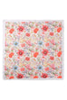 Garden Silk-Satin Scarf - Botanical Floral Bandana | 40SC720