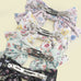 Oversized Floral Garden Chiffon Bow Hair Clip | 40H1098