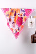 Botanical Retro Floral Silky Feel Bandana Scarf | 40SC722