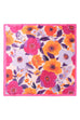 Botanical Retro Floral Silky Feel Bandana Scarf | 40SC722