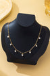 Crystal Heart Shape Paperclip Link Necklace | 80N93204