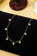 Crystal Heart Shape Paperclip Link Necklace | 80N93204
