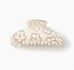 High-Shine Floral Embossed Hair Claw Clip | 40H1103