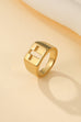 18K STAINLESS STEEL TARNISH FREE CROSS RING | 40R152