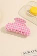 Stripes Gingham Floral Hair Claw Clip | 40H1106