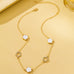 Clover Inspired Floral Necklace | 80N93247