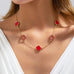 Clover Inspired Floral Necklace | 80N93247