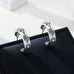 Cowgirl Engraved Silver Hoop Earrings | 80E62386