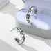 Cowgirl Engraved Silver Hoop Earrings | 80E62386