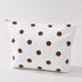 CORDUROY POLKA DOT COSMETIC MAKEUP POUCH BAG | 40P625