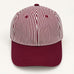 Vertical Striped Contrast Visor Baseball Cap Hat | 40HW771