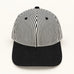 Vertical Striped Contrast Visor Baseball Cap Hat | 40HW771