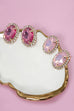Vintage-Style Rhinestone Stud Earrings | 40E513