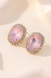 Vintage-Style Rhinestone Stud Earrings | 40E513