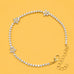 Crystal Floral Tennis Bracelet | 40B5263