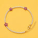 Crystal Floral Tennis Bracelet | 40B5263