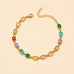 18K STAINLESS STEEL RAINBOW CRYSTAL BRACELET | 40B5264
