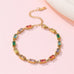 18K STAINLESS STEEL RAINBOW CRYSTAL BRACELET | 40B5265
