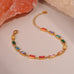 18K STAINLESS STEEL RAINBOW CRYSTAL BRACELET | 40B5265