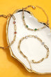 18K STAINLESS STEEL TARNISH FREE CRYSTAL BRACELET | 40B5266