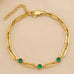 18K STAINLESS STEEL TARNISH FREE CRYSTAL BRACELET | 40B5266