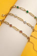 18K STAINLESS STEEL TARNISH FREE CRYSTAL BRACELET | 40B5266