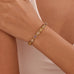 Multicolor Rainbow Crystal Halo Bracelet | 40B5268