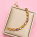 Multicolor Rainbow Crystal Halo Bracelet | 40B5268