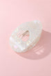 Iridescent Heart Cut-Out Acetate Hair Claw Clip | 40H1111