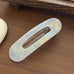 Iridescent Acetate Oblong Hair Clip | 40H1112