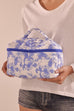 FLORAL QUILTED MAKEUP COSMETIC POUCH BAG | 40P627