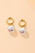 18K STAINLESS WATERPROOF TARNISH FREE EARRINGS | 40E518