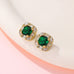 Cushion-Cut Jewel Stud Earrings | 40E521