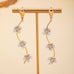 Mother of Pearl Flower Vine Drop Earrings | 80E62398