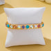 Multicolored Gemstone & Pearl Stretch Bracelet | 80B1831