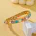Multicolored Gemstone & Pearl Stretch Bracelet | 80B1831