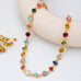 Multicolored Mixed-Shape Crystal Station Necklace | 80N93256