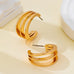 Triple-Band Hoop Earrings | 80E62402