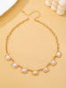 Emerald-Cut Crystal Statement Drop Necklace | 80N93252