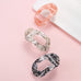 High-Gloss Marble Oval Claw Clip | 40H1120