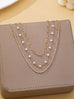 Pearl & Rhinestone Layered Necklace | 80N93279