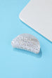 Sparkling Iridescent Crystal half Moon Hair Claw | 40H1114