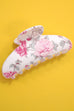 Vintage Floral Print Hair Claws | 40H1116