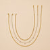 18K STAINLESS STEEL LAYERED NECKLACE SET | 40NK9723