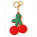 Beaded Fruit Lemon Strawberry Cherry Keychains | 40KC187