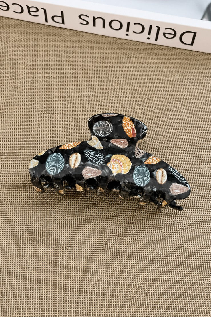Jumbo Floral Seashell Hair Claw Clips | 40H1123
