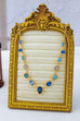 Ombré Sapphire-Hued Crystal Statement Necklace | 80N93305